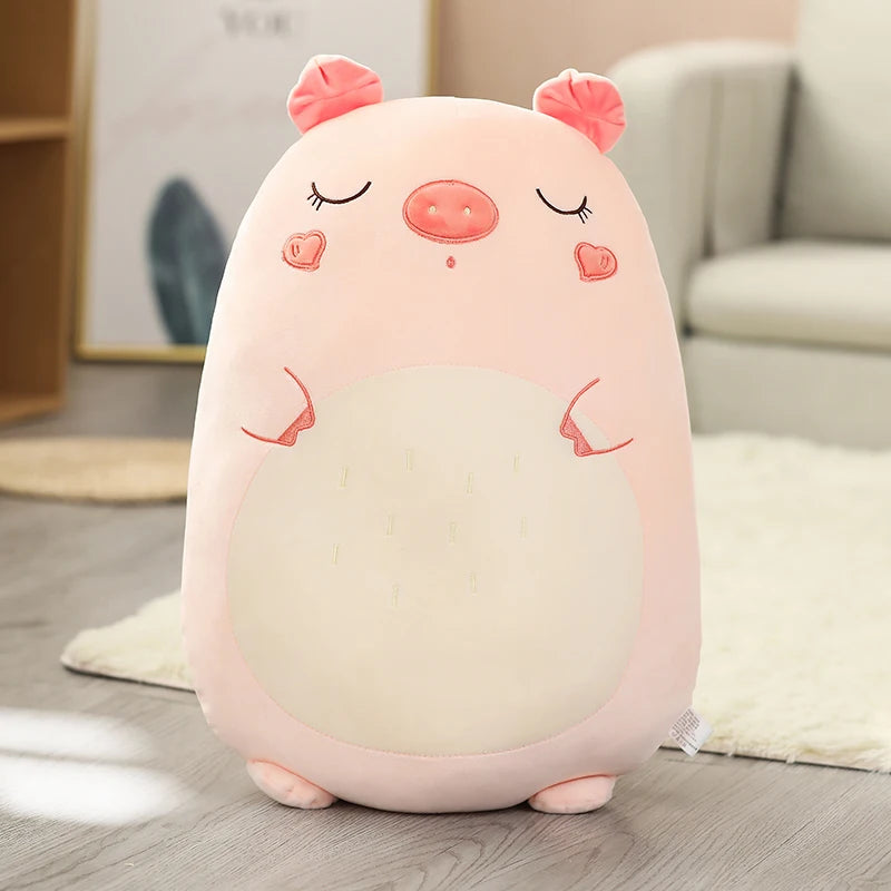 Chubby Dinosaur Plush Pillow in Mint Green
