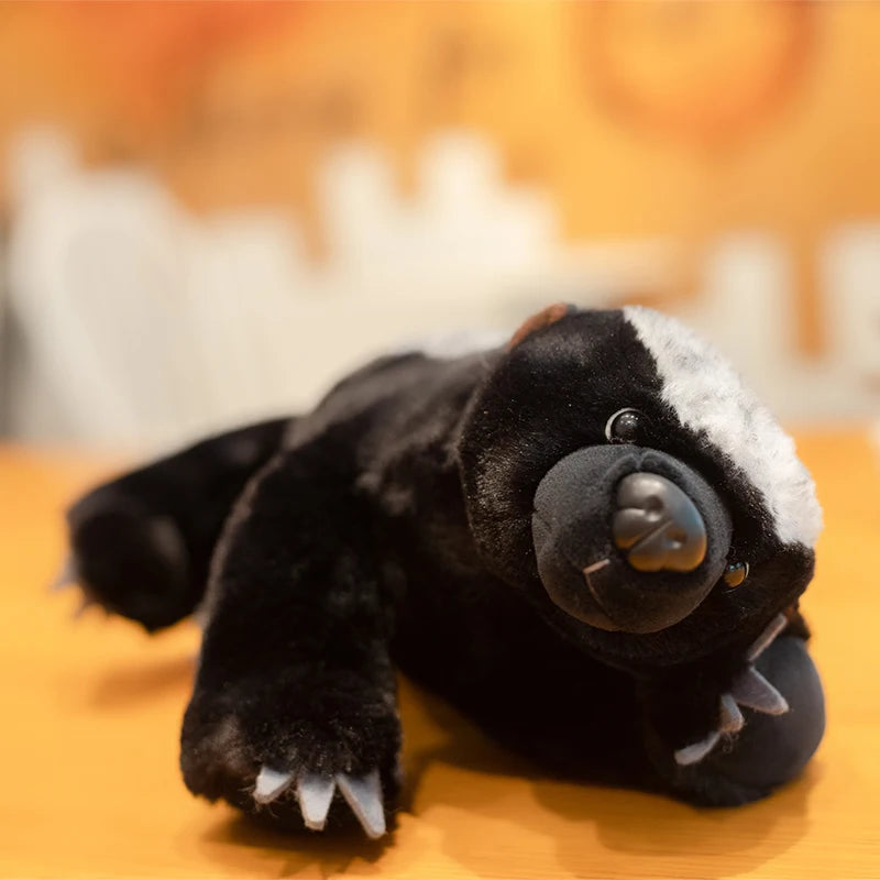 Black and White Honey Badger Plush Toy