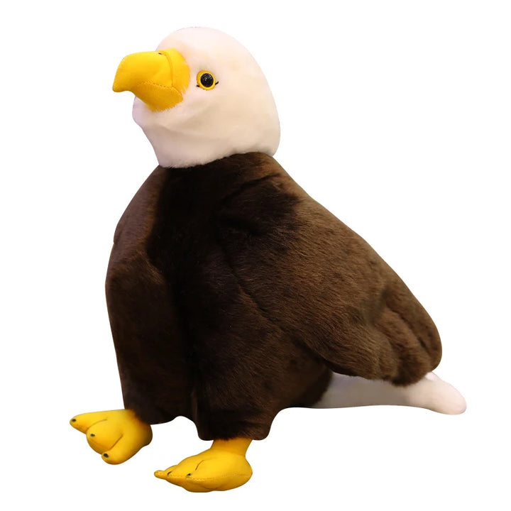 Brown and White Bald Eagle Plush Toy