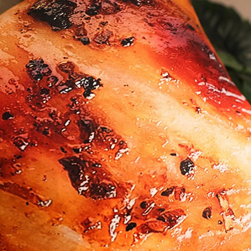 3-Pack Realistic Roasted Chicken Drumstick Plush Toy