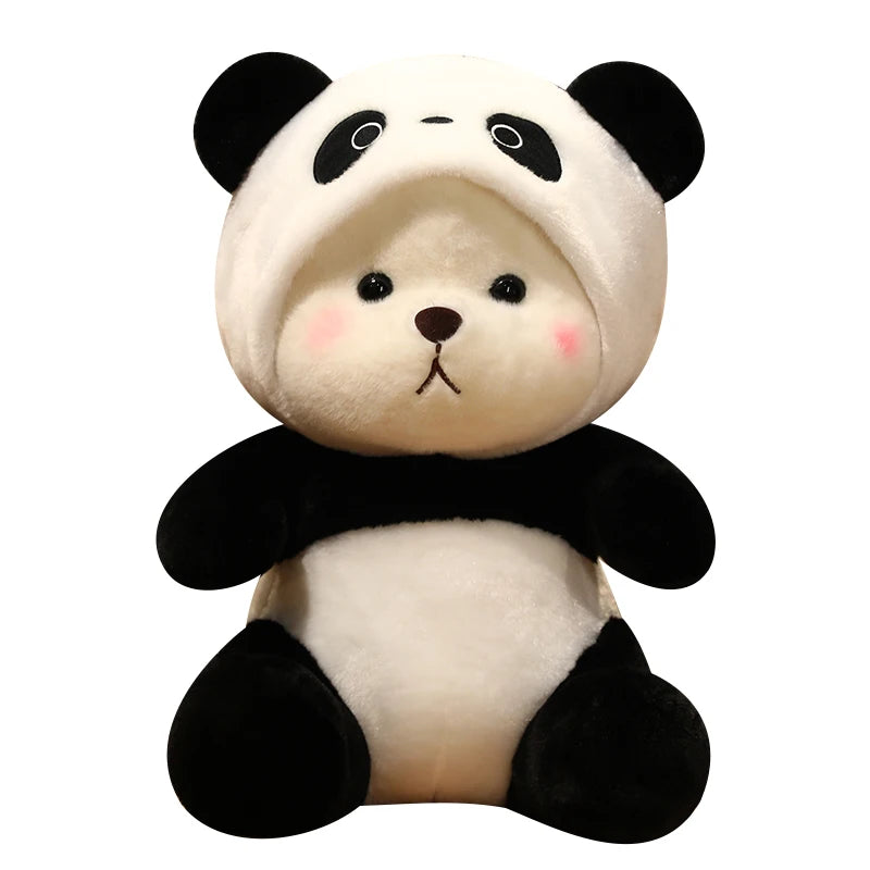 Adorable Bear Plush in Panda Hoodie