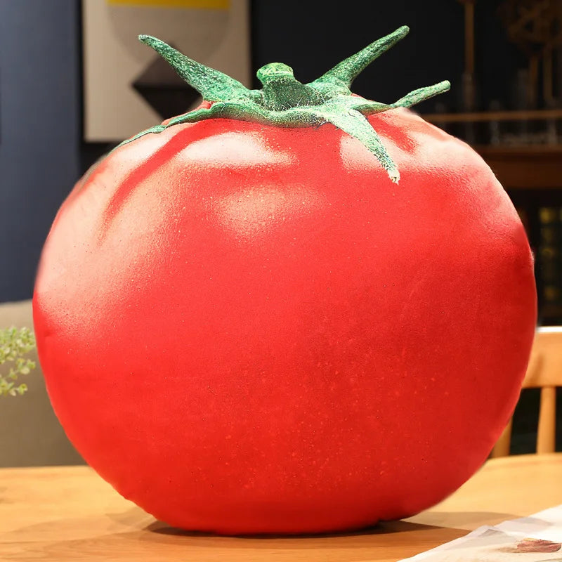 Soft Plush Vegetable Toys: Eggplant, Carrot, Tomato