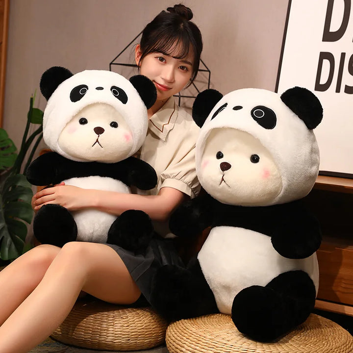 Adorable Bear Plush in Panda Hoodie