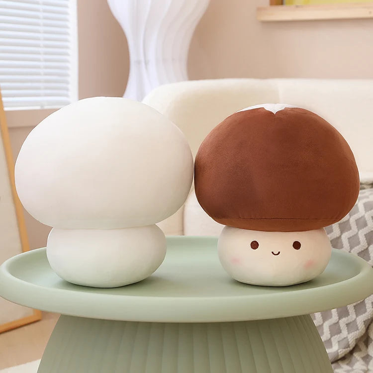 Cute Red Mushroom Plush with White Spots