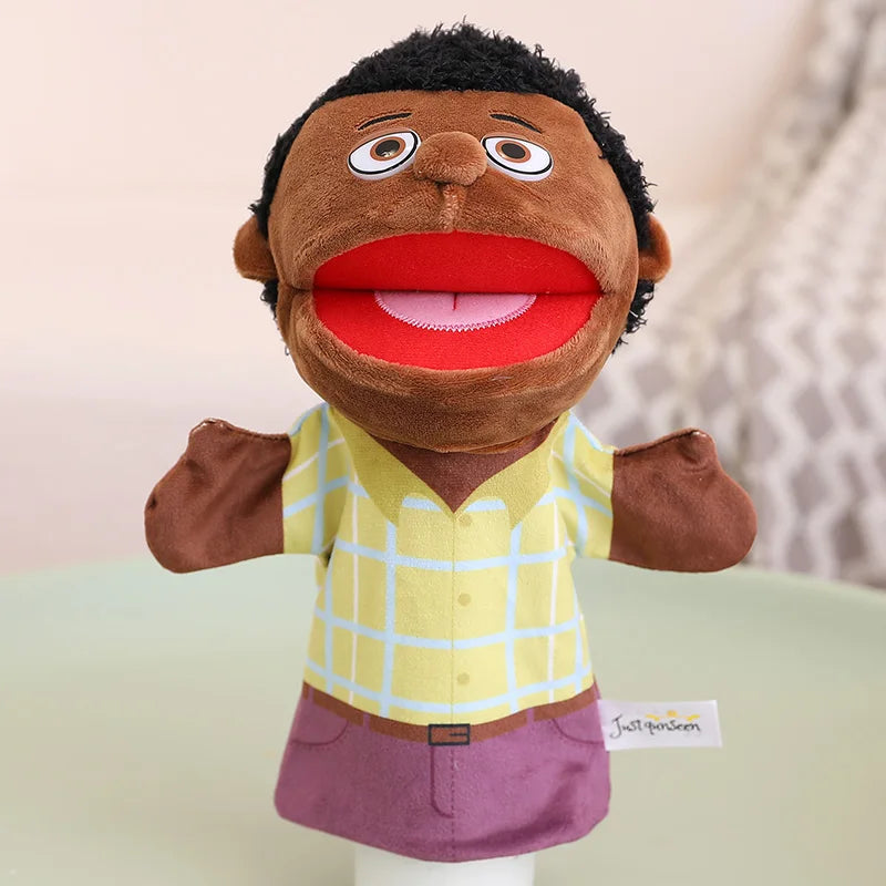 Diverse Plush Hand Puppets for Kids Storytelling