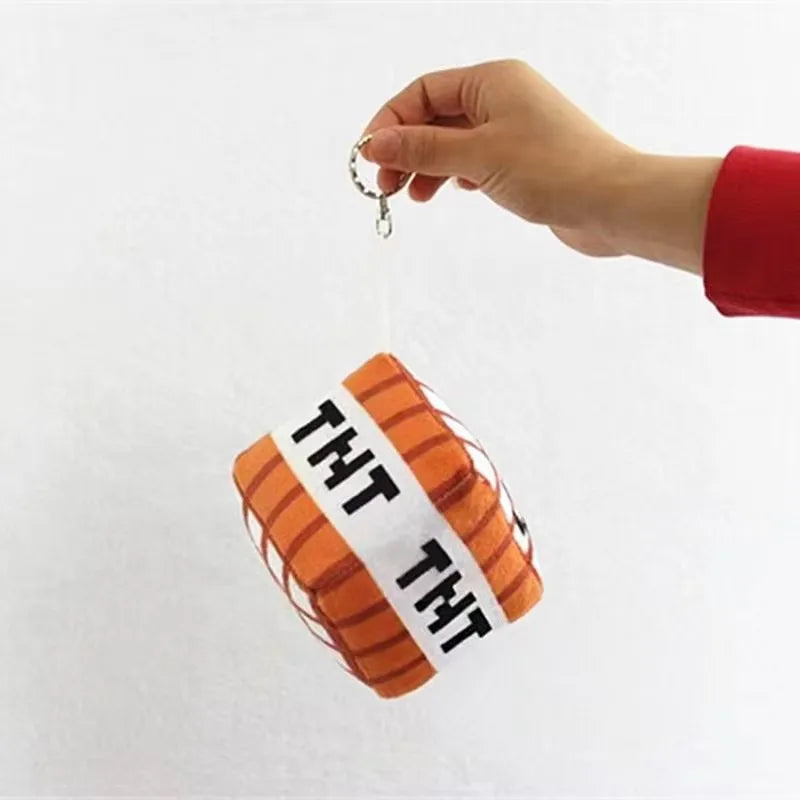 Minecraft TNT Block Orange Plush Cushion