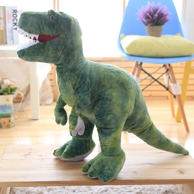 Soft Green T-Rex Dinosaur Plush Toy