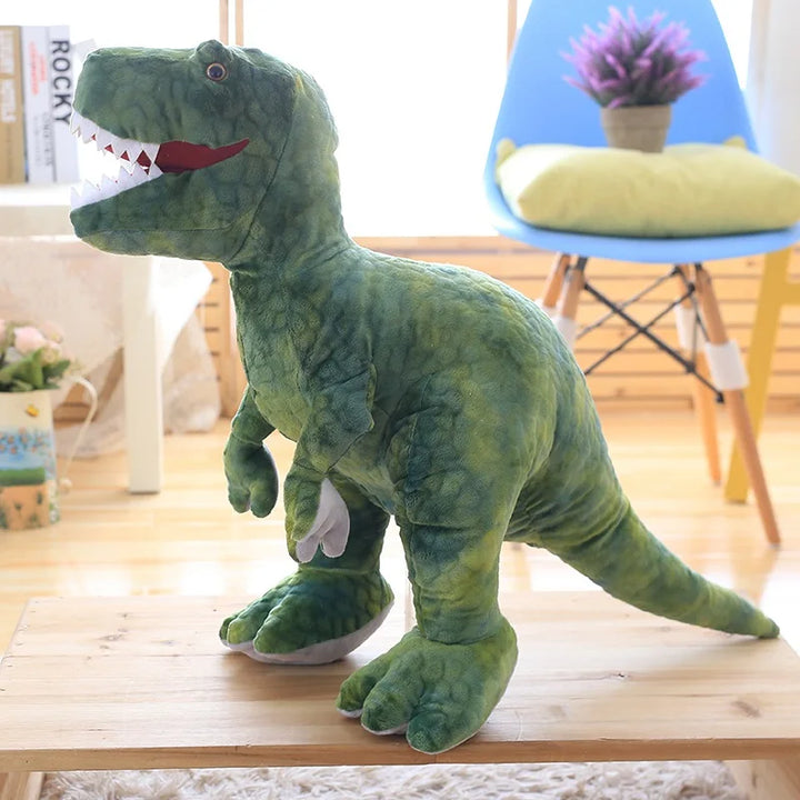 Soft Green T-Rex Dinosaur Plush Toy