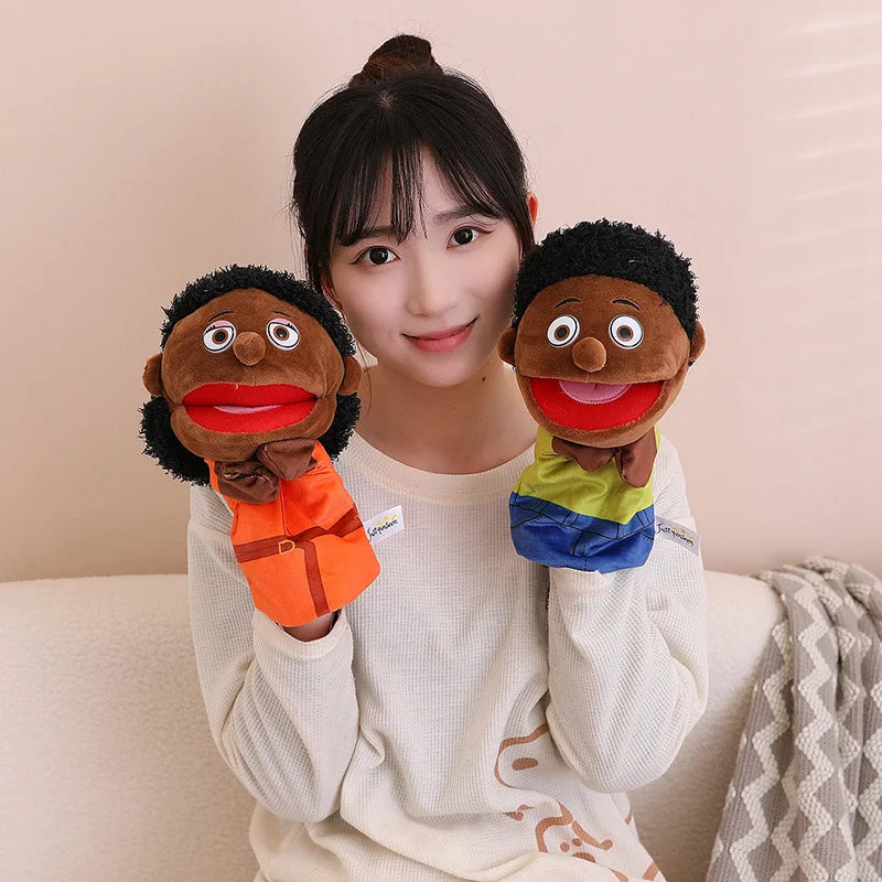 Diverse Plush Hand Puppets for Kids Storytelling