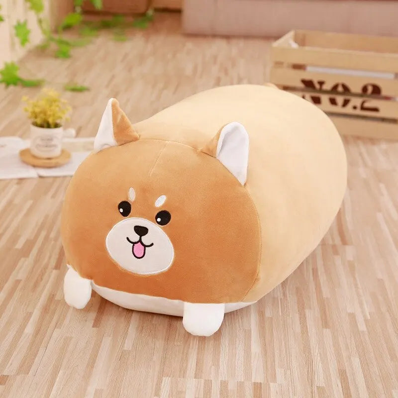 Assorted Chubby Animal Plush Pillows