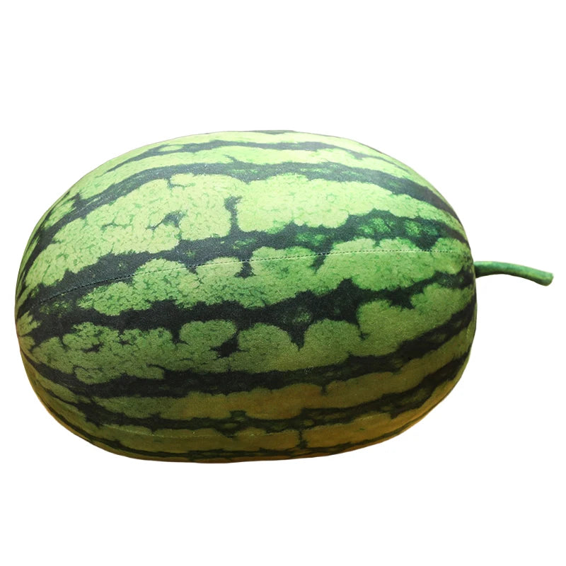 Realistic Watermelon Fruit Plush Pillow