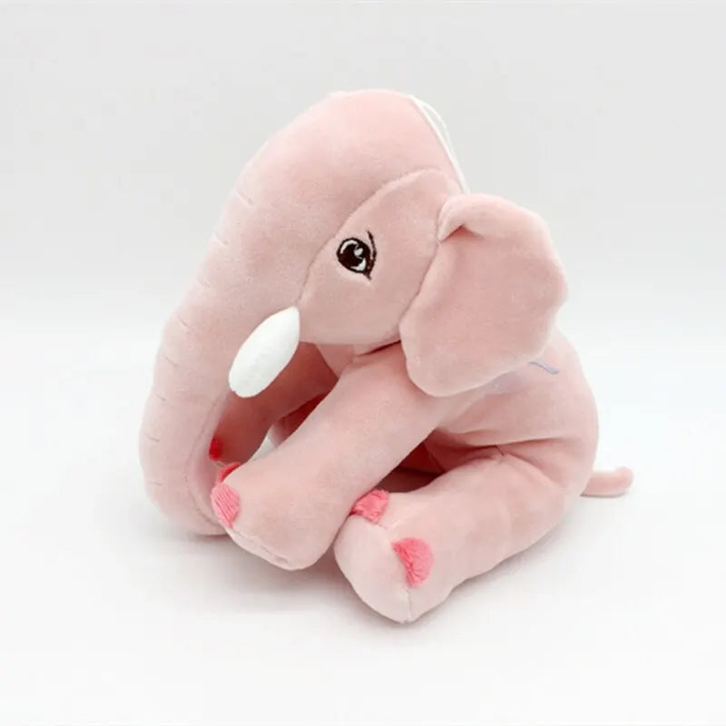 Adorable Sitting Plush Elephant Toy