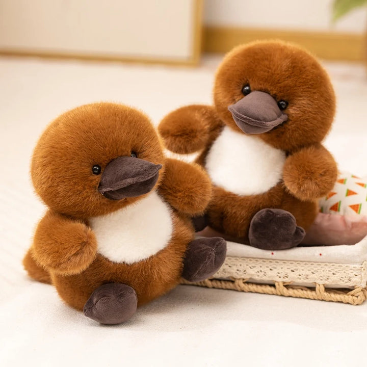 Adorable Brown Platypus Soft Plush or Keychain