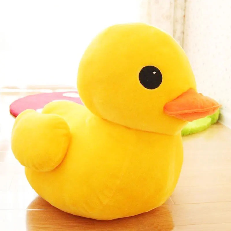 Chubby Bright Yellow Plush Duck Toy