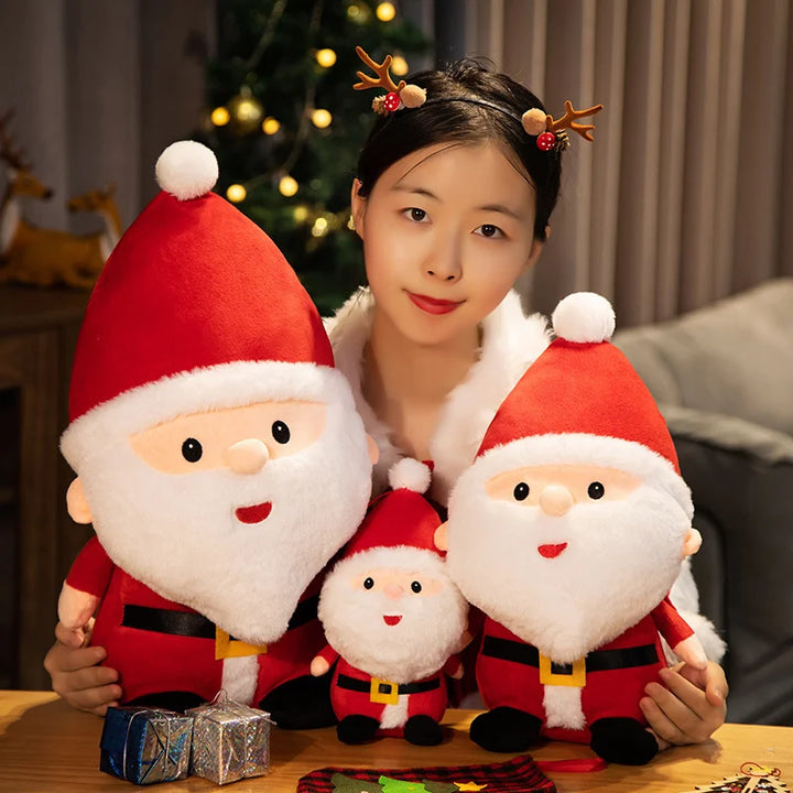 Christmas Santa & Mrs. Claus Plush Duo