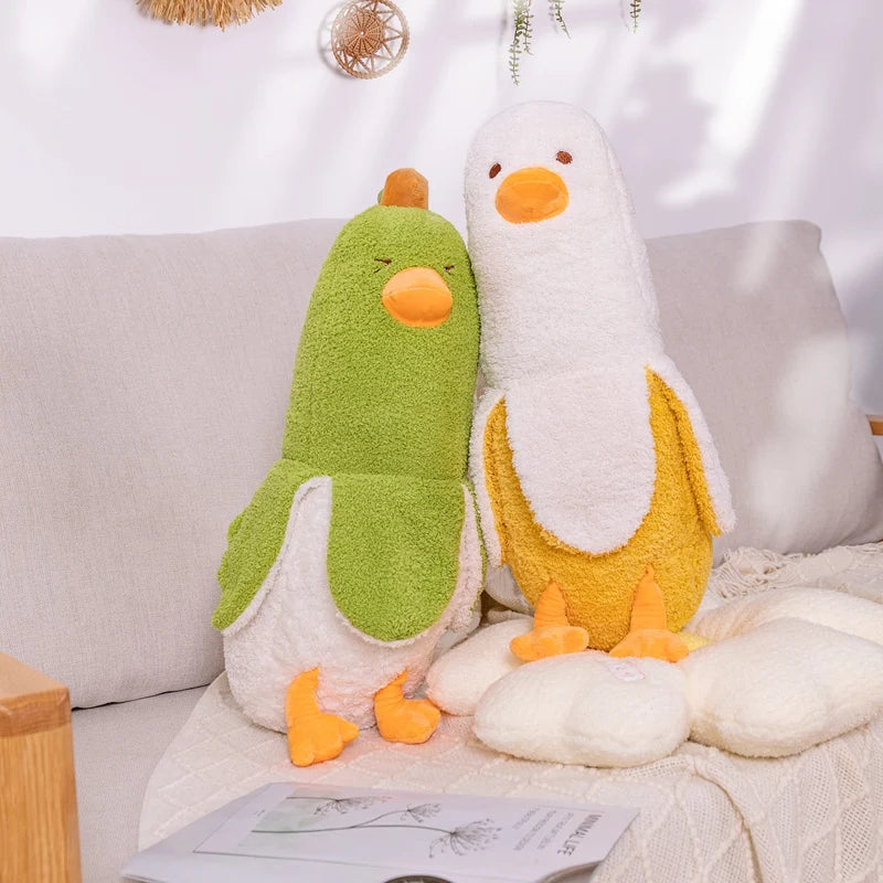 Adorable Banana Duck Plush Toy