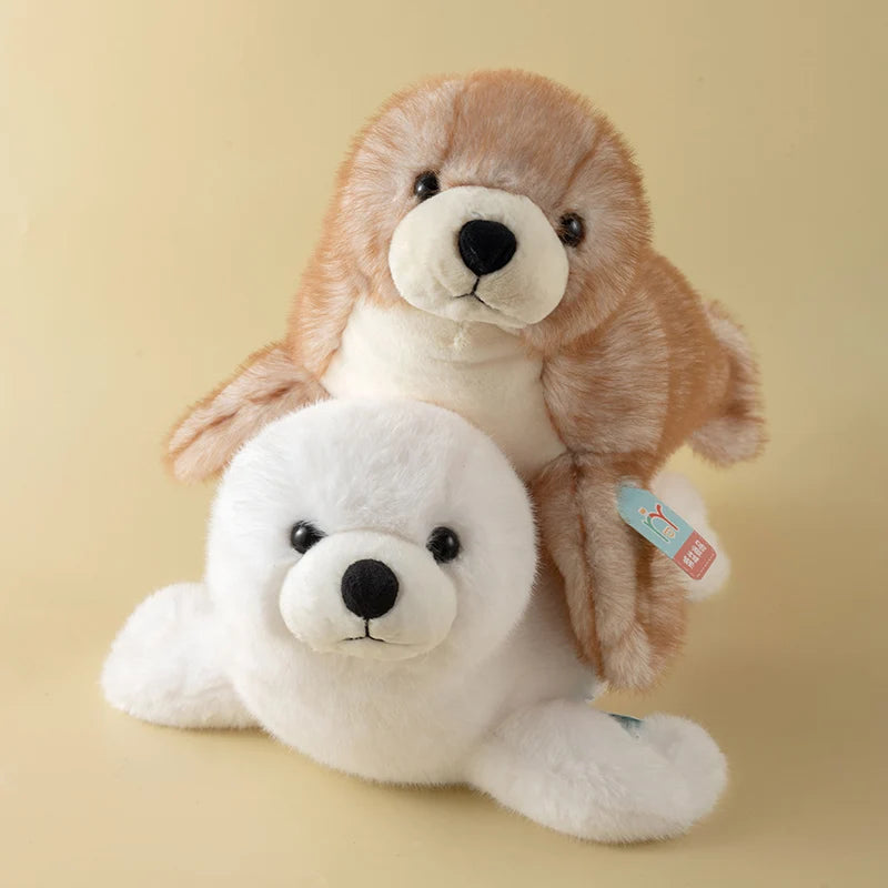 Soft Trio of Plush Seal Toys