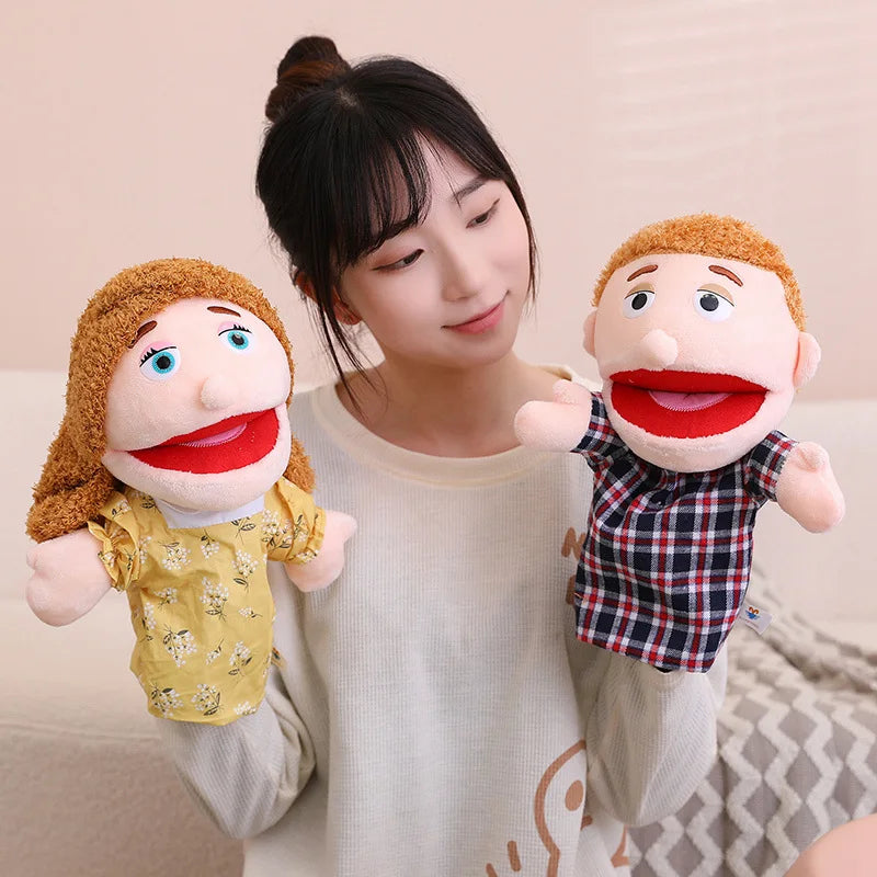 Diverse Plush Hand Puppets for Kids Storytelling