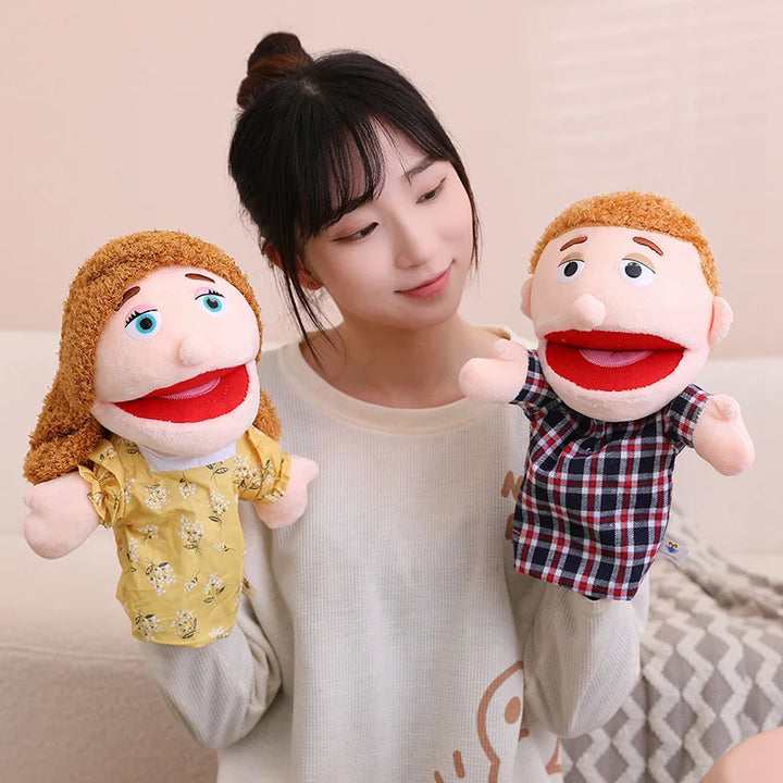 Diverse Plush Hand Puppets for Kids Storytelling
