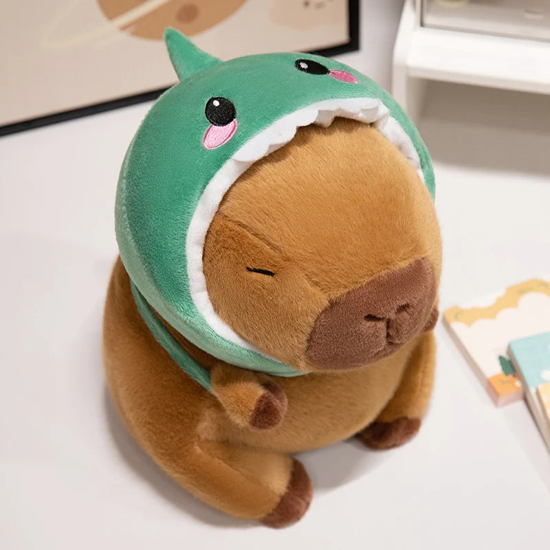 Adorable Capybara Plush in Animal Hats