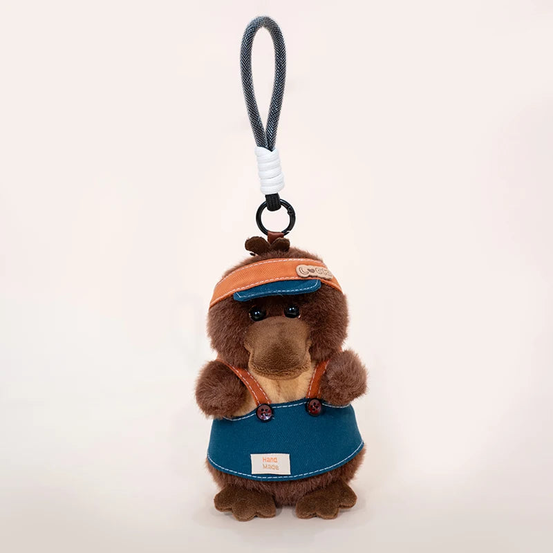 Adorable Brown Platypus Soft Plush or Keychain