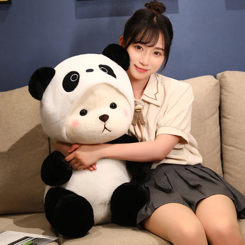 Adorable Bear Plush in Panda Hoodie