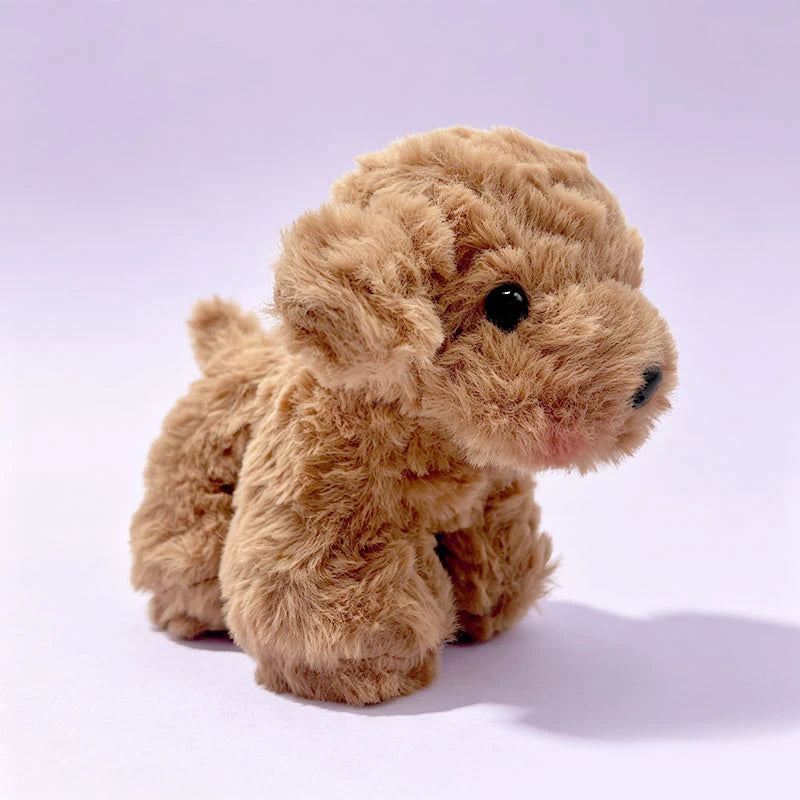 Assorted Plush Puppy Toys with Rosy Cheeks