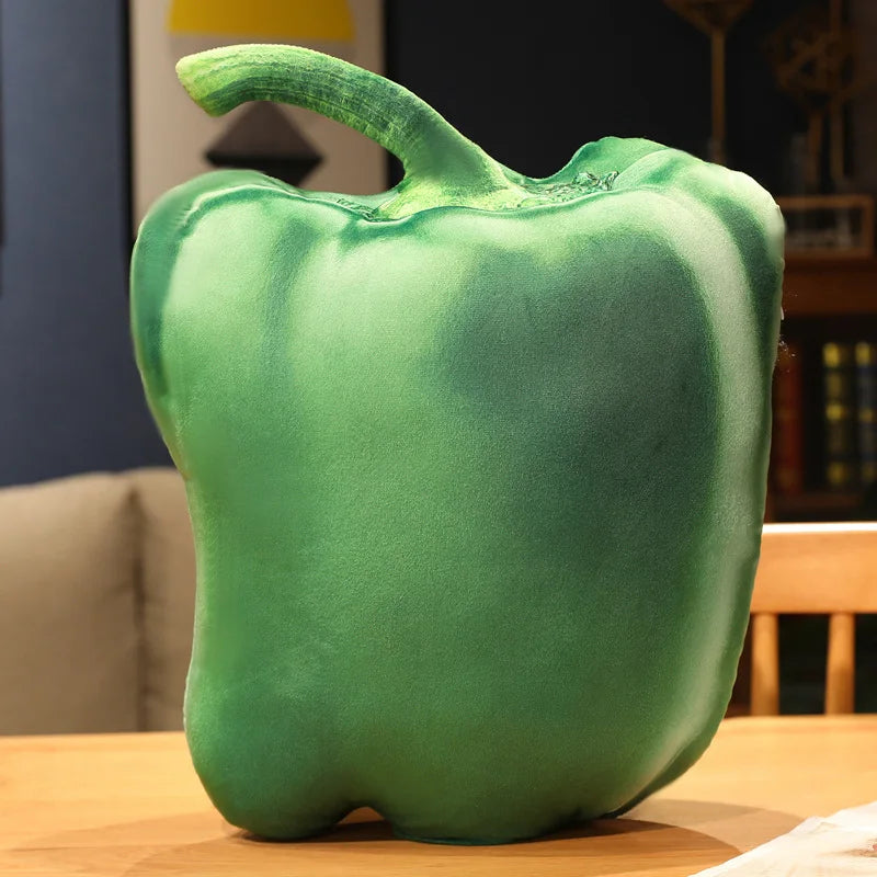 Soft Plush Vegetable Toys: Eggplant, Carrot, Tomato