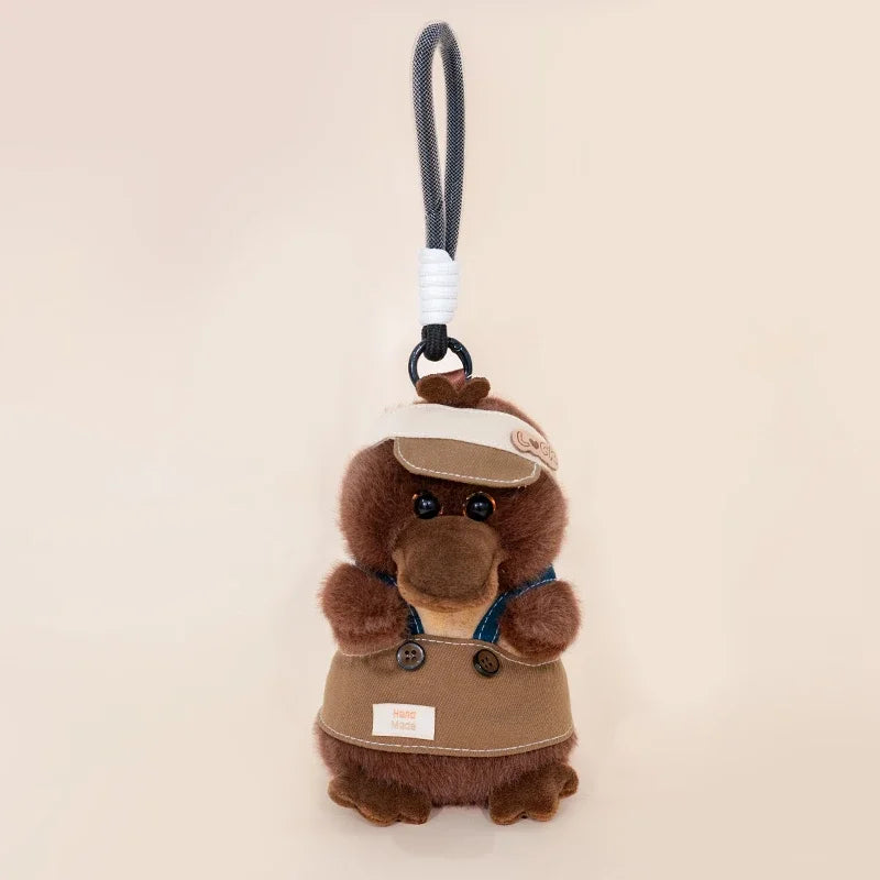 Adorable Brown Platypus Soft Plush or Keychain