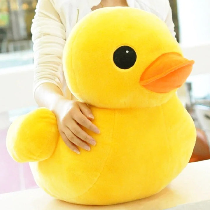 Chubby Bright Yellow Plush Duck Toy