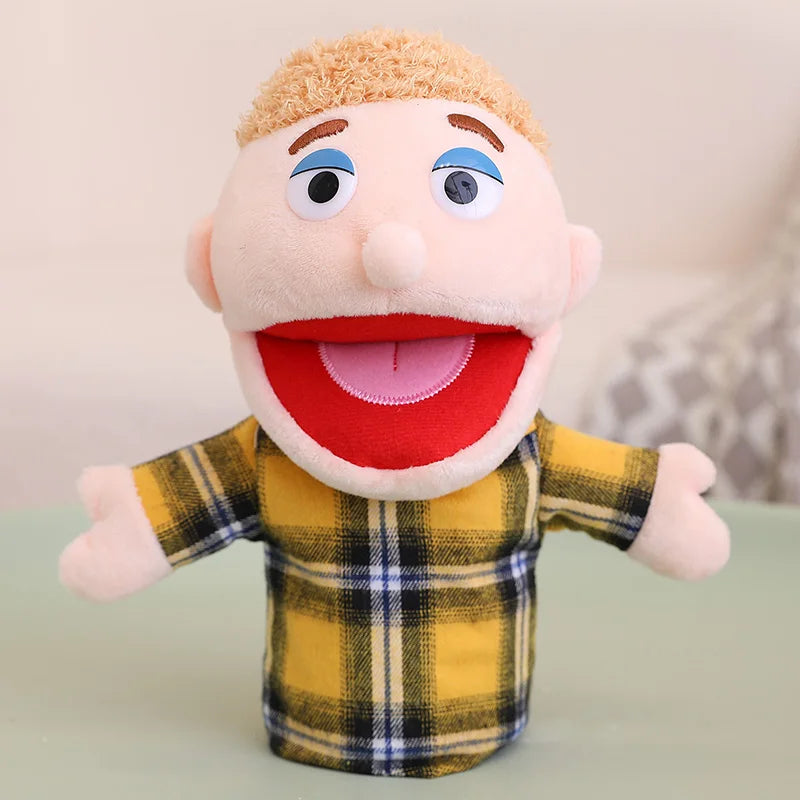 Diverse Plush Hand Puppets for Kids Storytelling