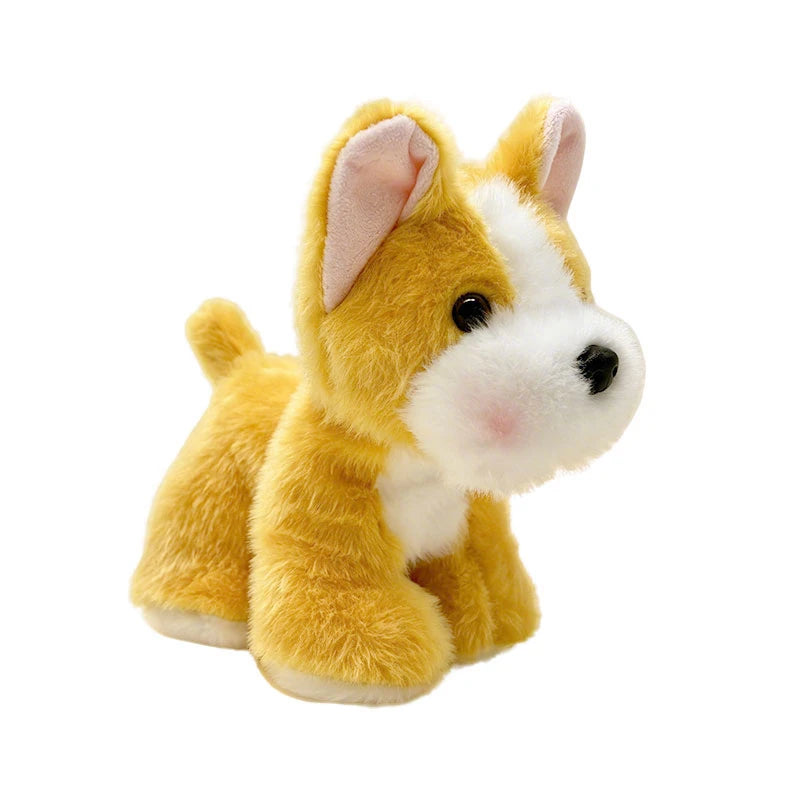 Assorted Plush Puppy Toys with Rosy Cheeks