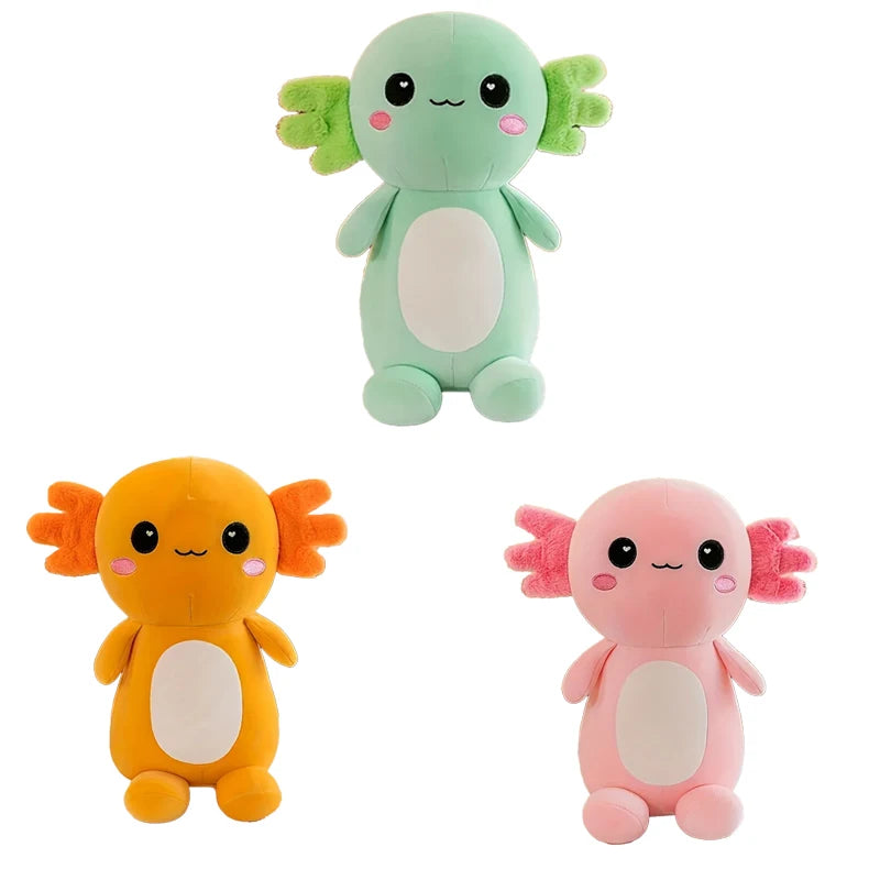 Adorable Axolotl Plush Toy in Vibrant Colors