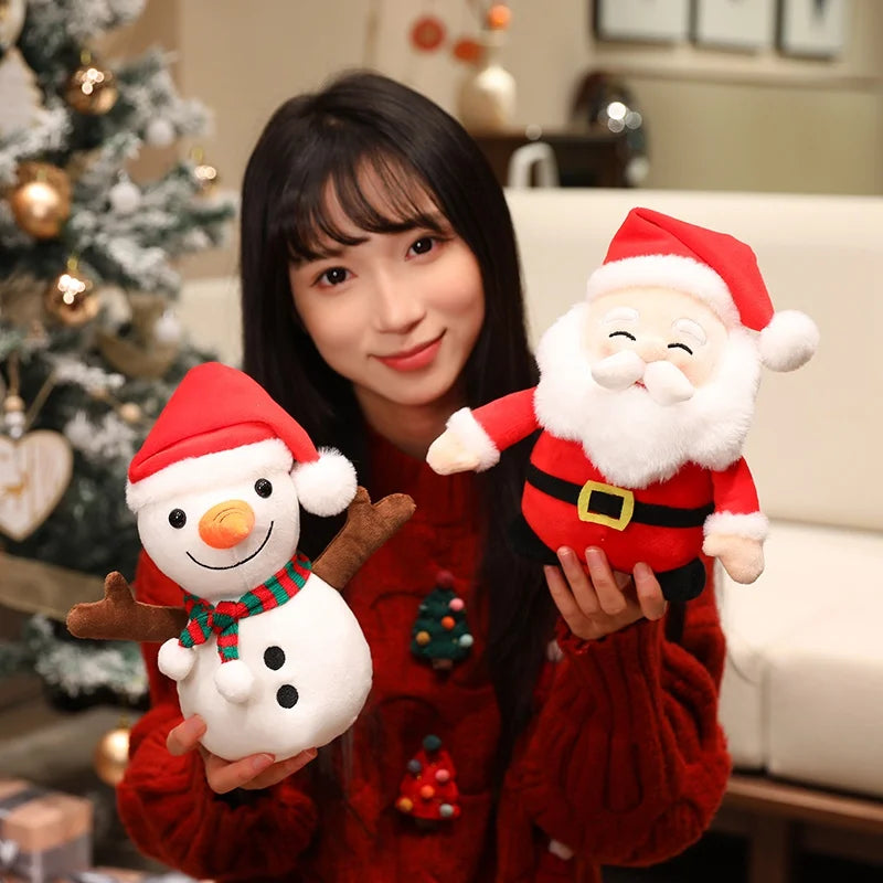 Adorable Christmas Plush Character Set
