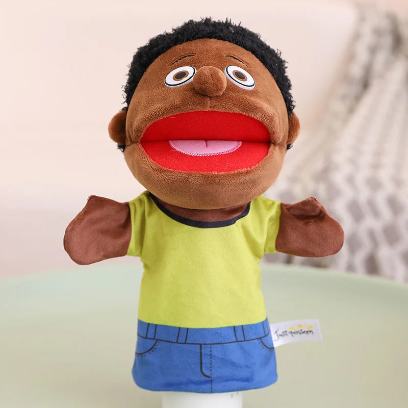 Diverse Plush Hand Puppets for Kids Storytelling