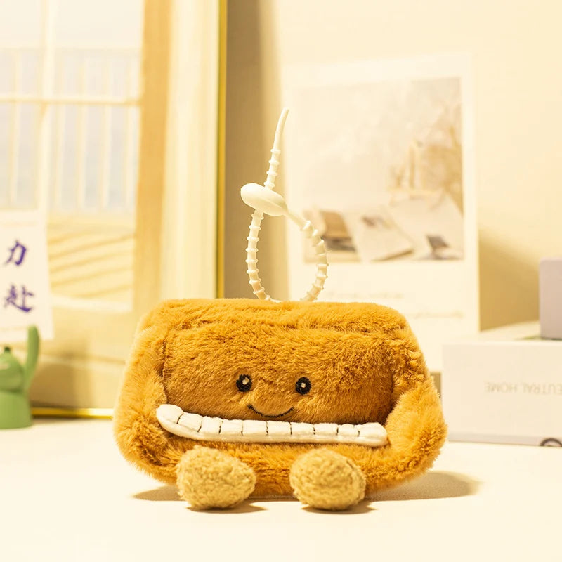 Adorable Plush Instrument & Fruit Keychain