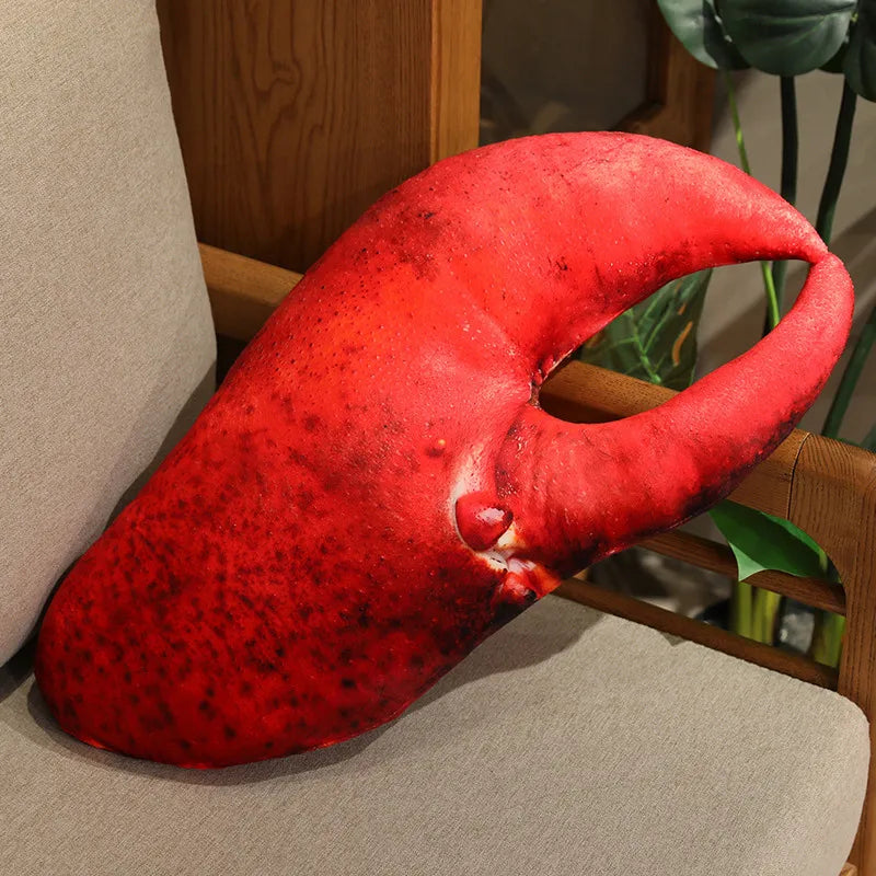 Realistic Cooked Seafood Plush Pillows