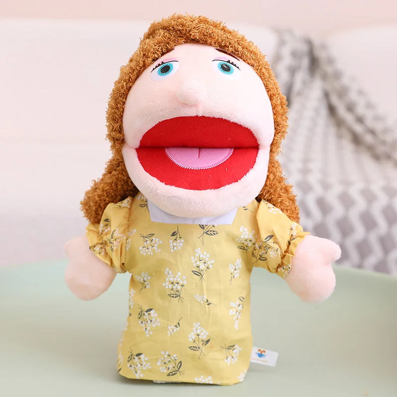 Diverse Plush Hand Puppets for Kids Storytelling