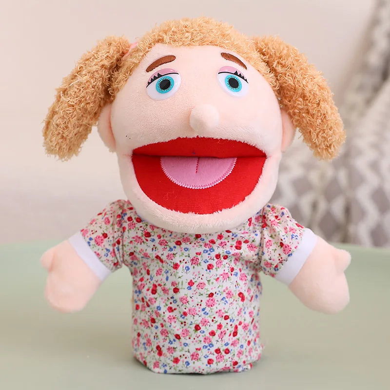 Diverse Plush Hand Puppets for Kids Storytelling