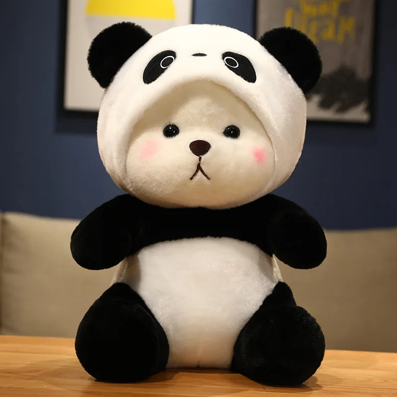 Adorable Bear Plush in Panda Hoodie