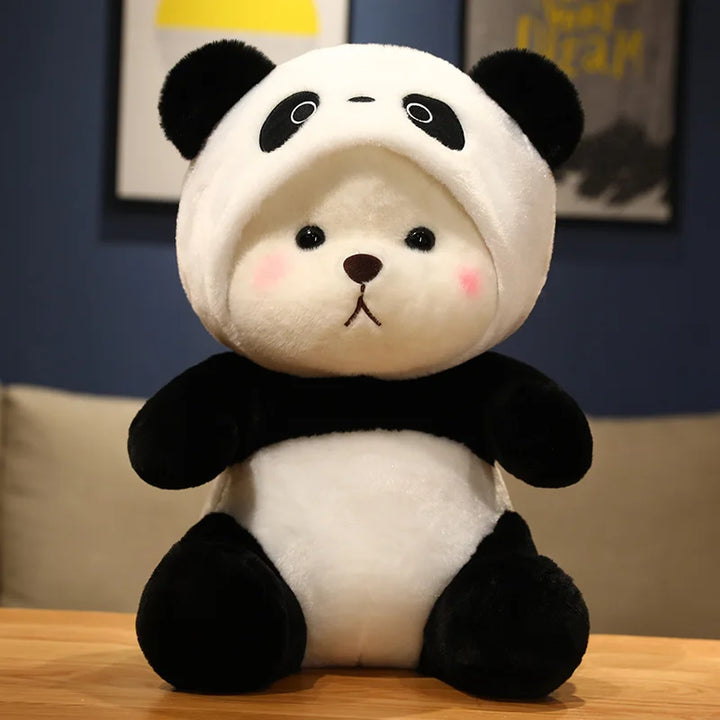 Adorable Bear Plush in Panda Hoodie