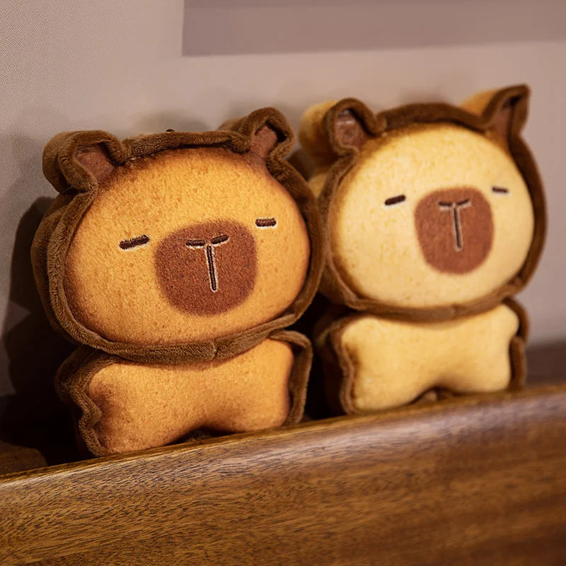 Adorable Plush Cookie Bear Keychain