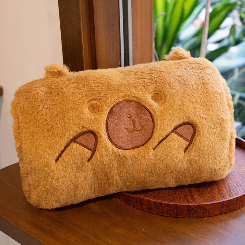 Adorable Capybara Plush Hand Warmer Cushion