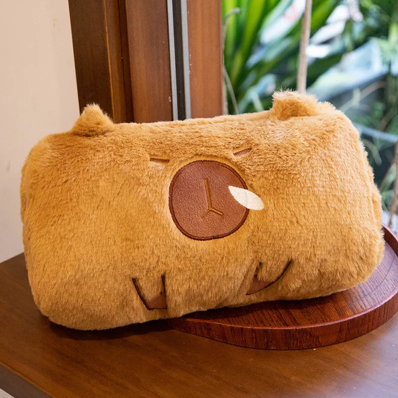 Adorable Capybara Plush Hand Warmer Cushion