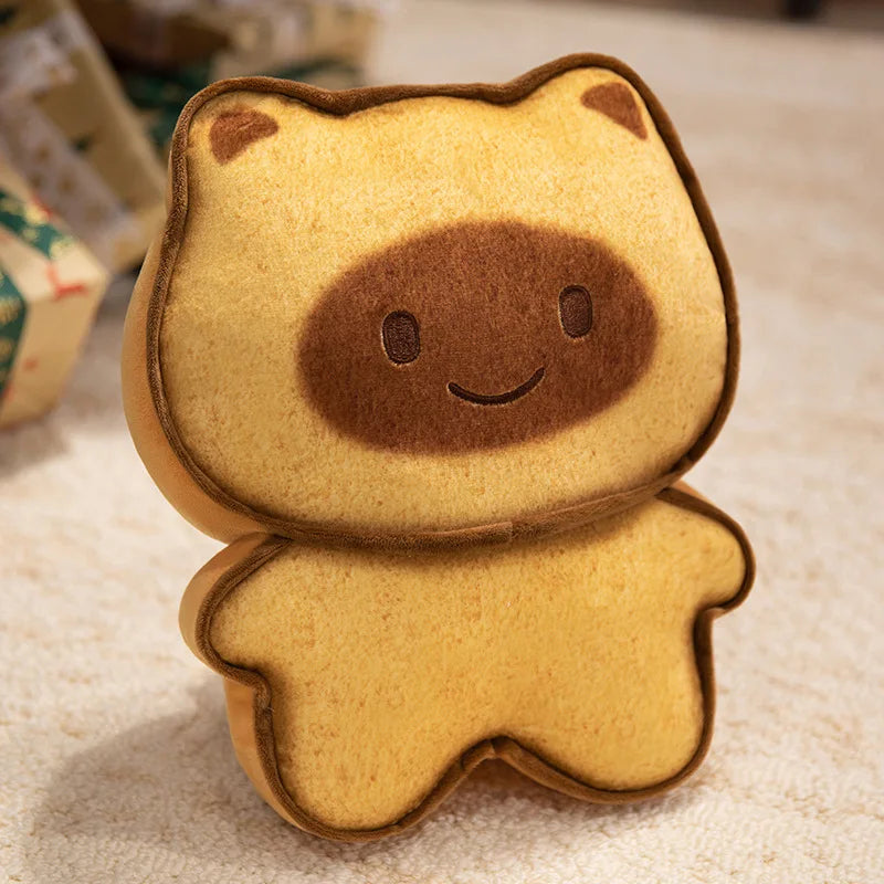 Adorable Plush Cookie Bear Keychain