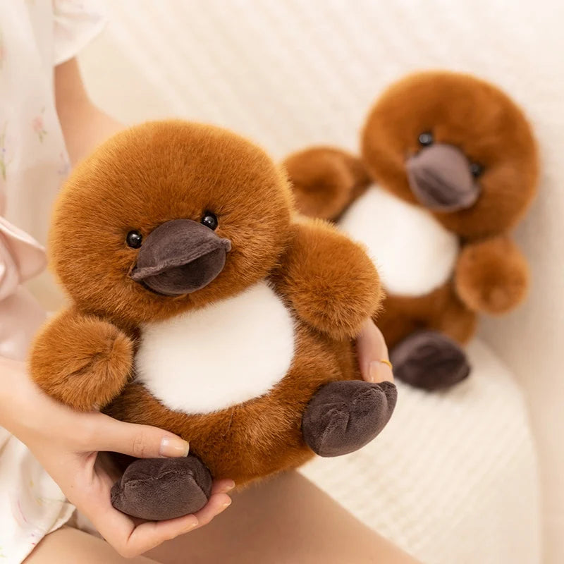 Adorable Brown Platypus Soft Plush or Keychain