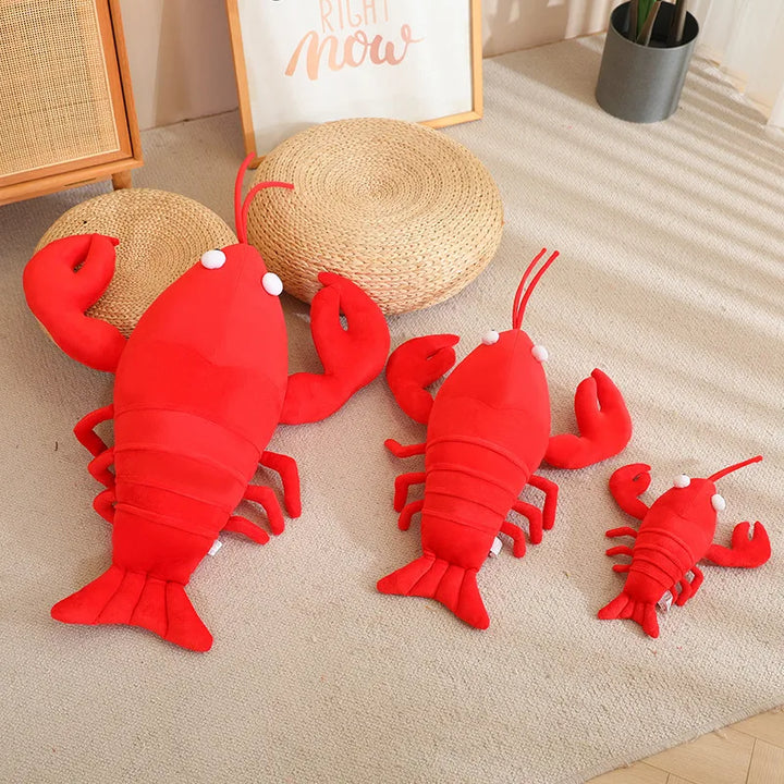 Cute Red Lobster and Orange Crab Plush Toys