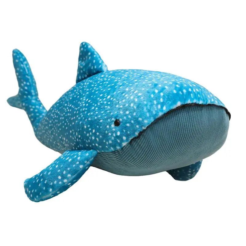 Blue Polka Dot Whale Shark Plush Toy