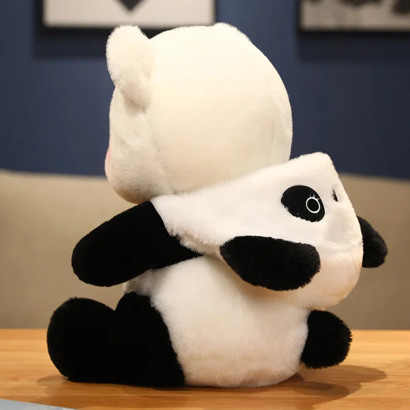 Adorable Bear Plush in Panda Hoodie