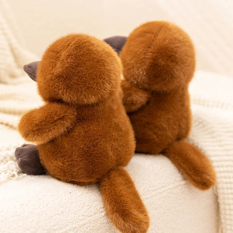 Adorable Brown Platypus Soft Plush or Keychain